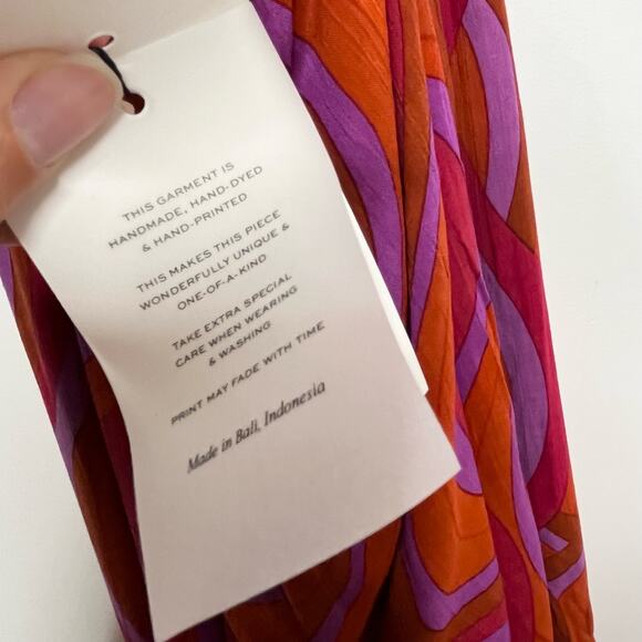 Faithful The Brand Anthropologie Womens Naira Jumpsuit 6 La Condesa Print Pink - Picture 10 of 15